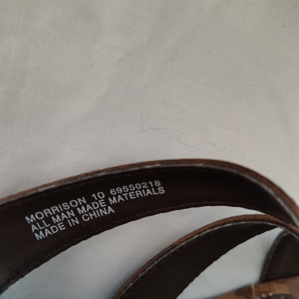 Self Esteem Brown Sandals Comfortable Thong Style - Picture 7 of 8